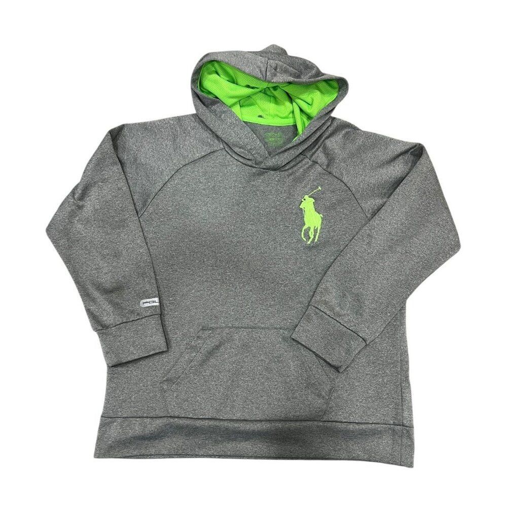 POLO Ralph Lauren Youth Fleece Hoodie Pullover Size S‎ Long Sleeve